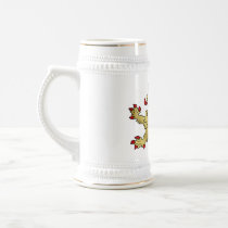 Golden Lion emblem - Lion Shield mugs by Funkart Golden Lion emblem - Lion Shield mugs
