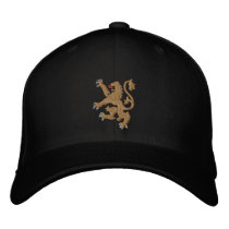 Golden lion Embroidered Cap embroidered hats