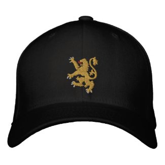 Golden lion Embroidered King of Kings Cap Embroidered Baseball Caps