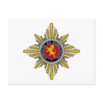 Golden Lion Star (Hesse) postcards by FlagTshirts Golden Lion Star (Hesse) postcards