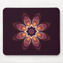 Golden Lotus Fractal Mousepad by C00L_AC Golden Lotus Fractal Mousepad