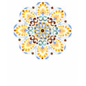 Golden Lotus Mandala Shirt by GSquared Golden Lotus Mandala Shirt