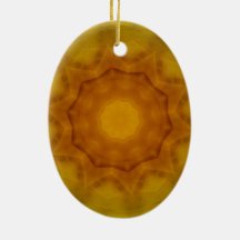 Golden Mandala Ornaments