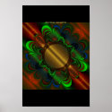 Golden Mandala Print