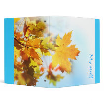 Golden maple leaf binders