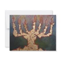 Golden Menorah invitations by naranjay Golden Menorah invitations