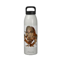Golden Mermaid Water Bottle