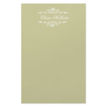 Golden Monogrammed stationery by 911business Golden Monogrammed stationery