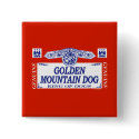 Golden Mountain Dog buttons