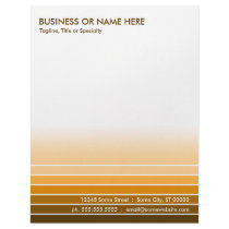 golden orange swatch letterhead