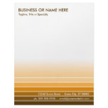golden orange swatch letterhead