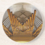 Golden organ pipes coasters