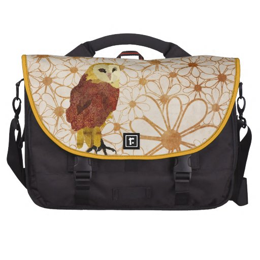 Golden Owl Floral Bag Bags For Laptop