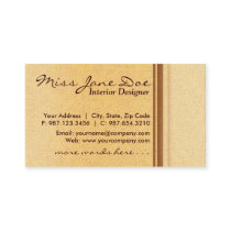 golden paisley business card