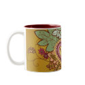 Golden Paisley Mug