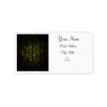 'Golden Papyrus' Address Label