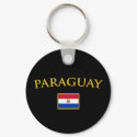 Golden Paraguay keychains