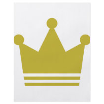 golden party crown icon flyers