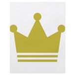 golden party crown icon custom flyer