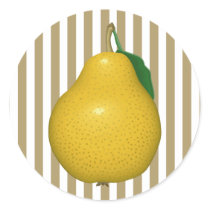 Golden Pear Stickers
