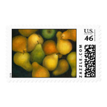 golden pears postage by VioDeSign golden pears postage