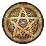 Golden Pentacle Stickers