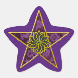 Golden Pentagram #6 - Sticker