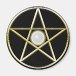 Golden Pentagram Magnet