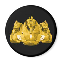 Golden Pharaohs Fridge Magnets