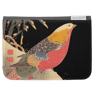 Golden Pheasant in the Snow Itô Jakuchû bird art Kindle 3G Cover