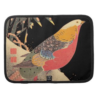 Golden Pheasant in the Snow Itô Jakuchû bird art Organizers