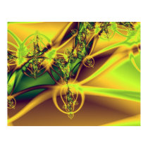 Golden plant posters