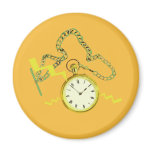 Golden Pocketwatch Magnets