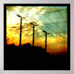 Golden Power Canvas Poster