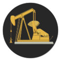 Golden Pumpjack stickers by zippyzippy44 Golden Pumpjack stickers