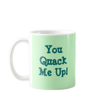 Golden Pup Quack Me Up With Duck Mug