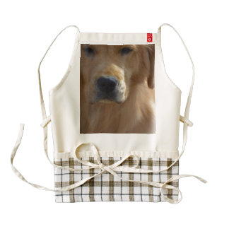 Golden Pup Zazzle HEART Apron