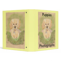 Golden Puppy binders by dawnmcininch Golden Puppy binders