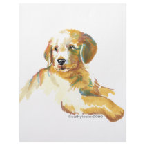 Golden Puppy - Darling Custom Letterhead