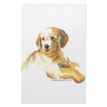 Golden Puppy - Darling Customized Stationery