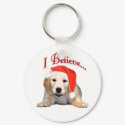 Golden Puppy I Believe keychains by GreyWolfCreation Golden Puppy I Believe keychains