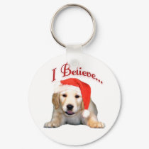 Golden Puppy I Believe keychains by GreyWolfCreation Golden Puppy I Believe keychains
