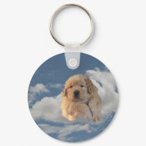 Golden Puppy Keychain Heavenly by normagolden Golden Puppy Keychain Heavenly