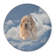 Golden Puppy Magnet Heavenly by normagolden Golden Puppy Magnet Heavenly