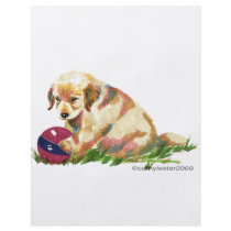 Golden Puppy with Ball Flyers