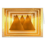 GOLDEN PYRAMIDS GREETING CARDS
