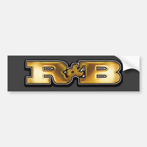 Golden R&B Bumper Stickers