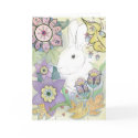 Golden Rabbit Greeting Card