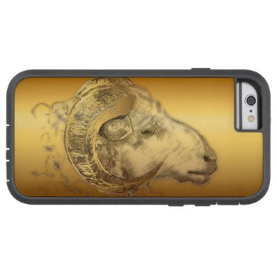 Golden Ram or Aries Chinese Western Astrology Tough Xtreme iPhone 6 Case