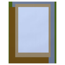 Golden Ratio Copper Blue Blocks flyers by JaZilla Golden Ratio Copper Blue Blocks flyers
